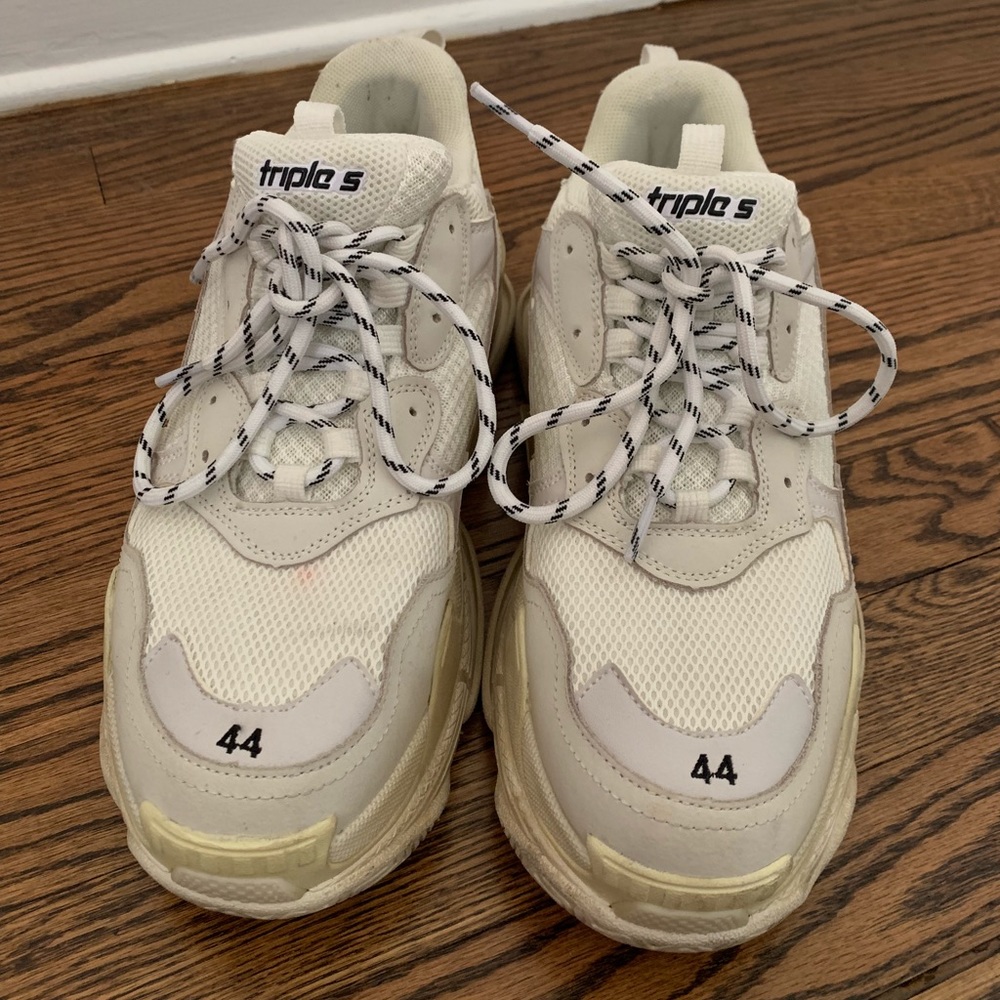 Balenciaga Triple S sneakers.